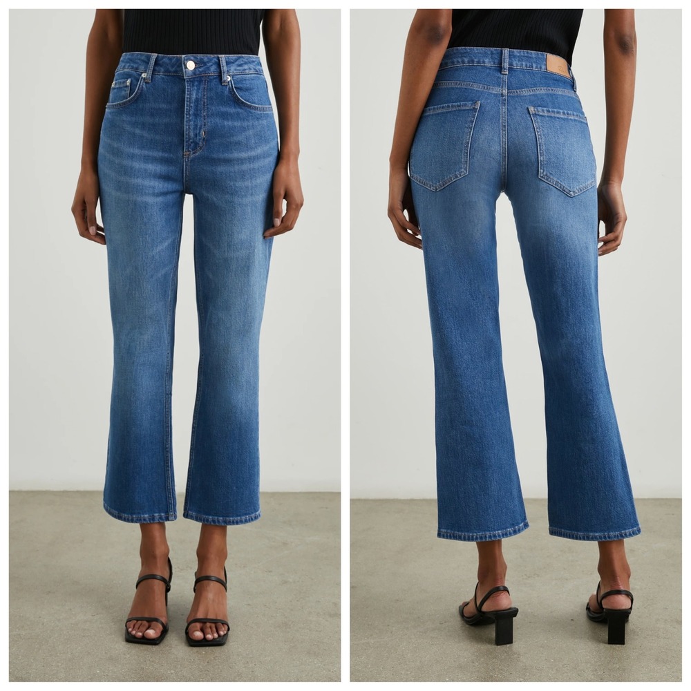 Rails Sunset Crop High Rise‎ Flare jeans Size 28 blue